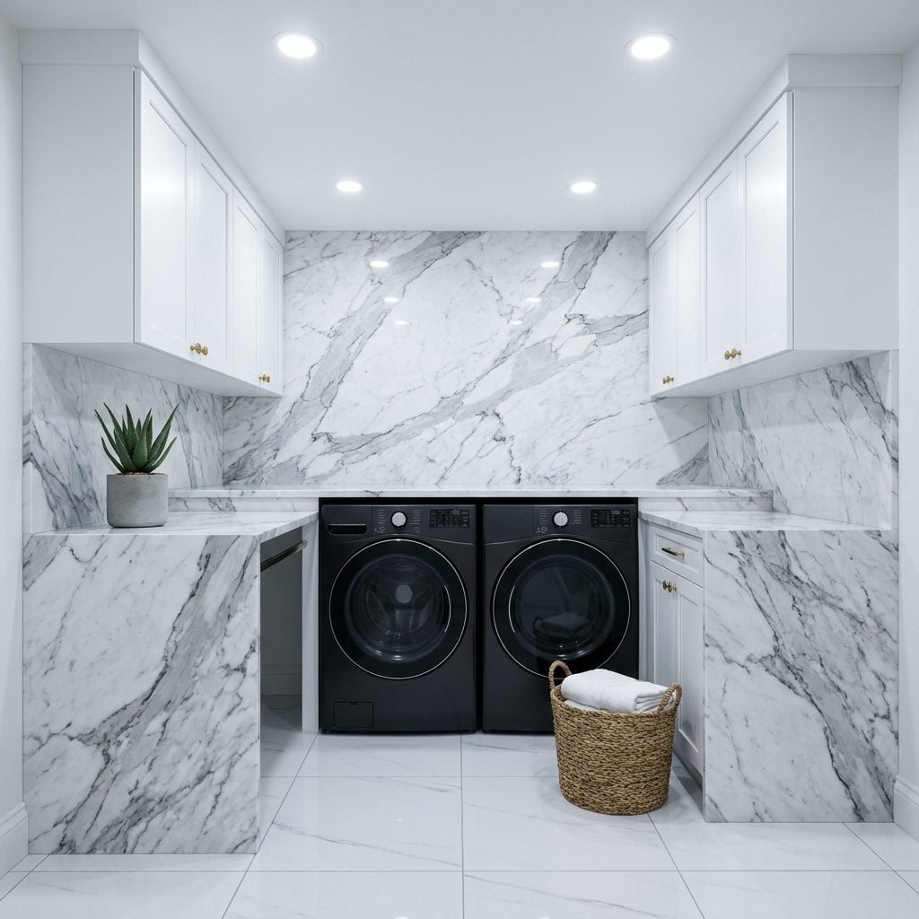 Waterfall Marble on Surfaces That Have Never Once Asked for It