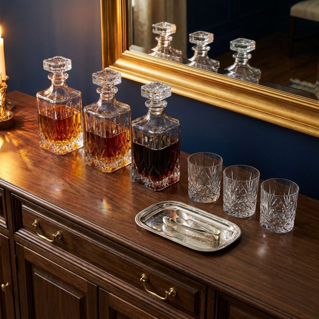 The Crystal Decanters Are Full, the Glasses Are Spotless, and Nobody's Drinking