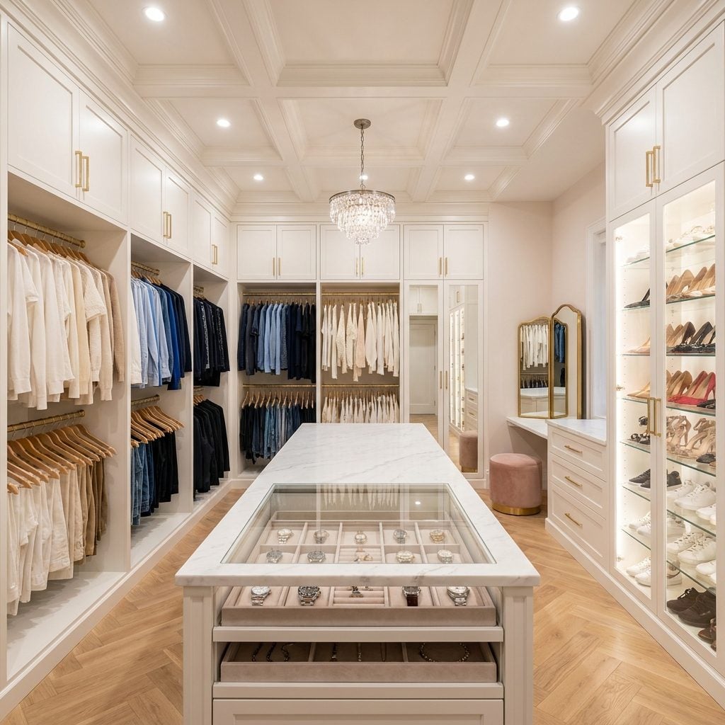 The Walk-In Wardrobe That Makes Your Actual Bedroom Feel Like a Hallway