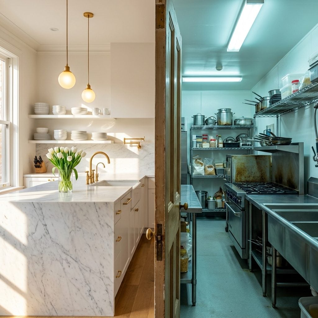 There's a Secret Second Kitchen Hiding Behind the One You're Allowed to See