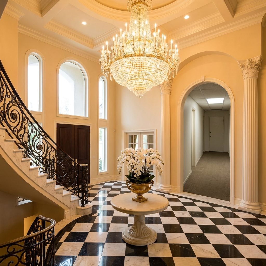 The Grand Entryway Wrote a Check the Rest of the House Can't Cash