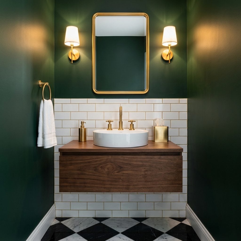 Gold Taps in Every Bathroom, Including the One Nobody Has Ever Used