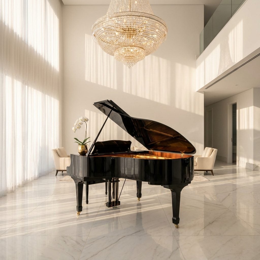 The Grand Piano Nobody Has Ever Played, Positioned Exactly Where You Can't Miss It