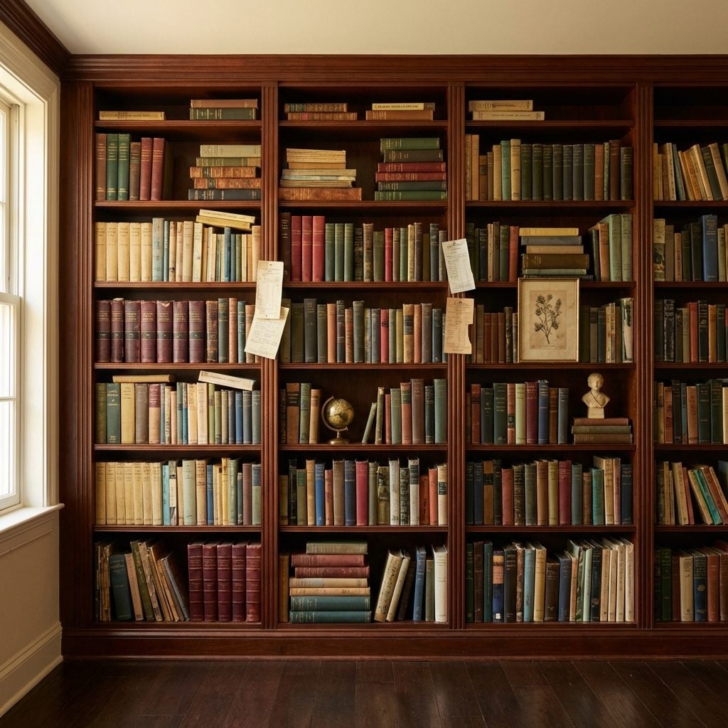 Bookshelves That Look Like Someone Actually Lived Inside Them