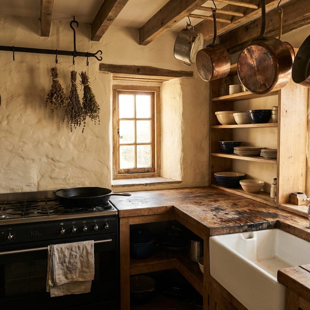 The Kitchen That Smells Like Someone Actually Cooked in It Today