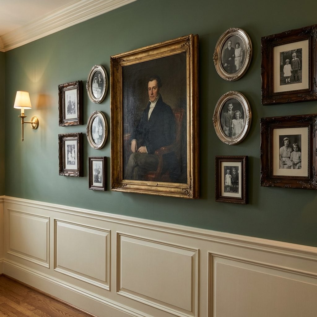 Faces on the Wall That Are Clearly Relatives, Not Gallery Fillers