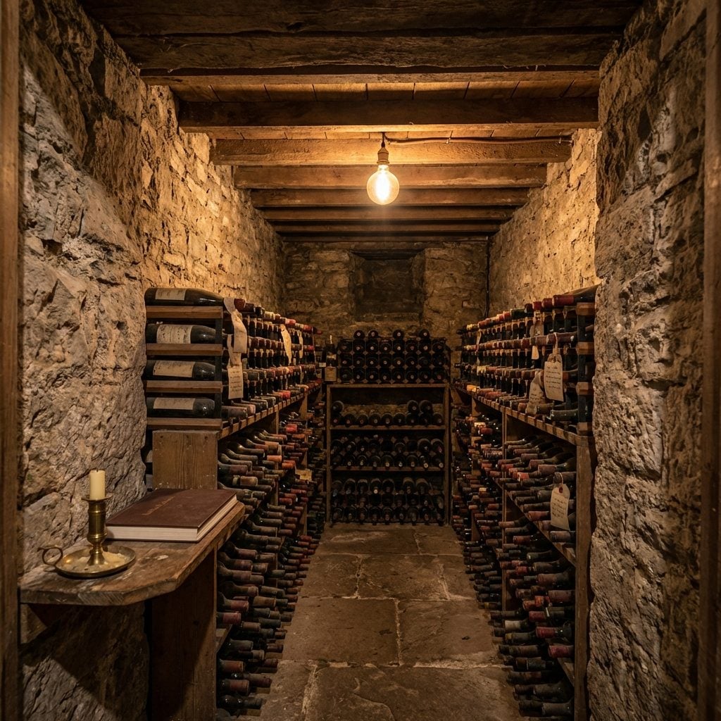 A Wine Cellar That Was Drawn Into the House Plans, Not Added Later