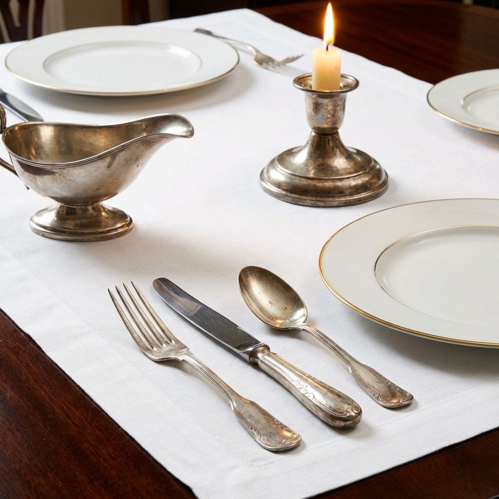 The Silver on the Table That's Been Used So Long It Has Its Own Personality