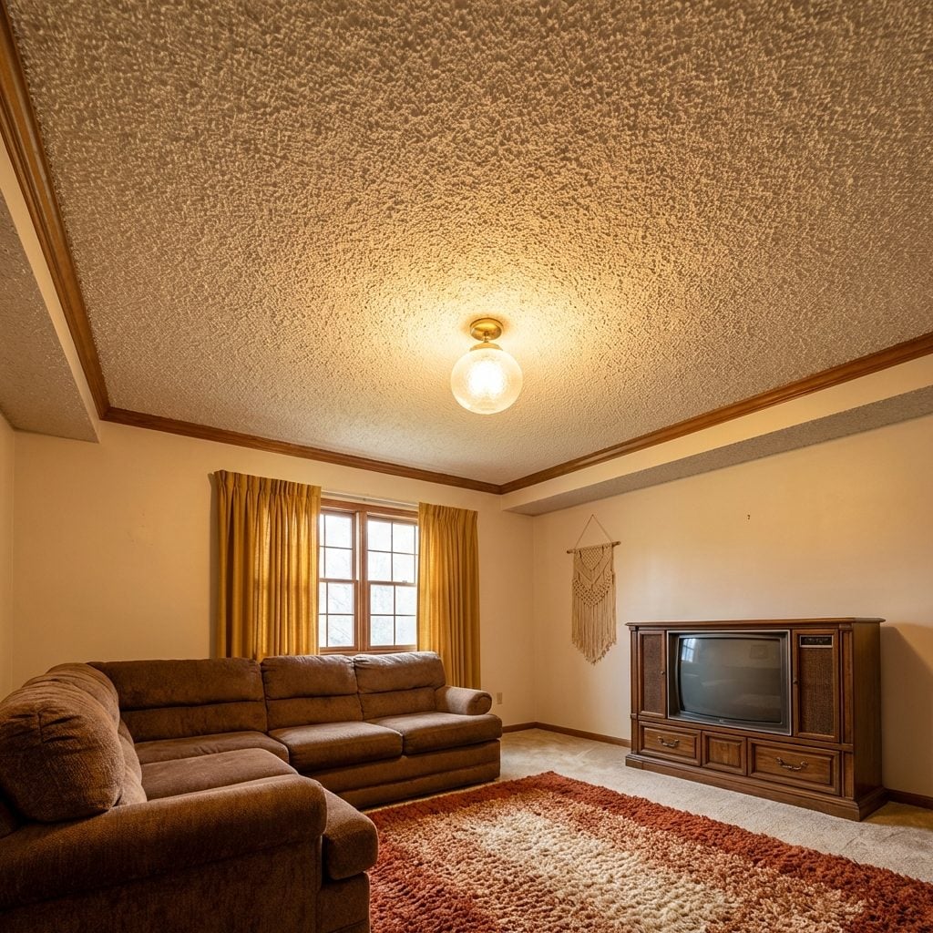 Popcorn Ceilings That Somehow Felt Homey, Not Offensive