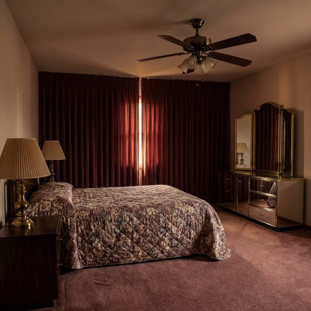 Thick Bedroom Drapes That Blocked Every Single Sliver of Light