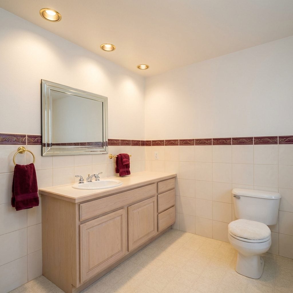 Track Lighting or Recessed Cans (Very Big Deal at the Time)