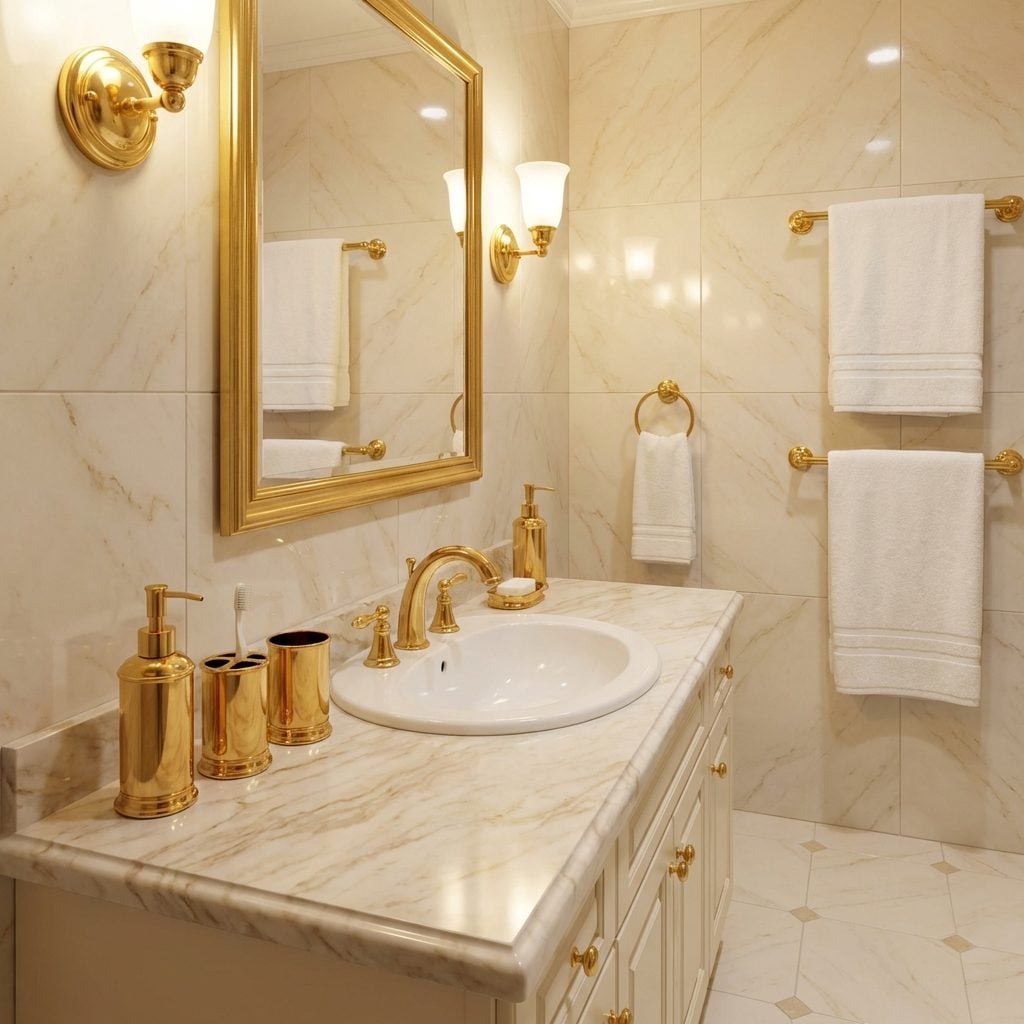 Gold-Plated Fixtures and Accessories (Yes, All of It)