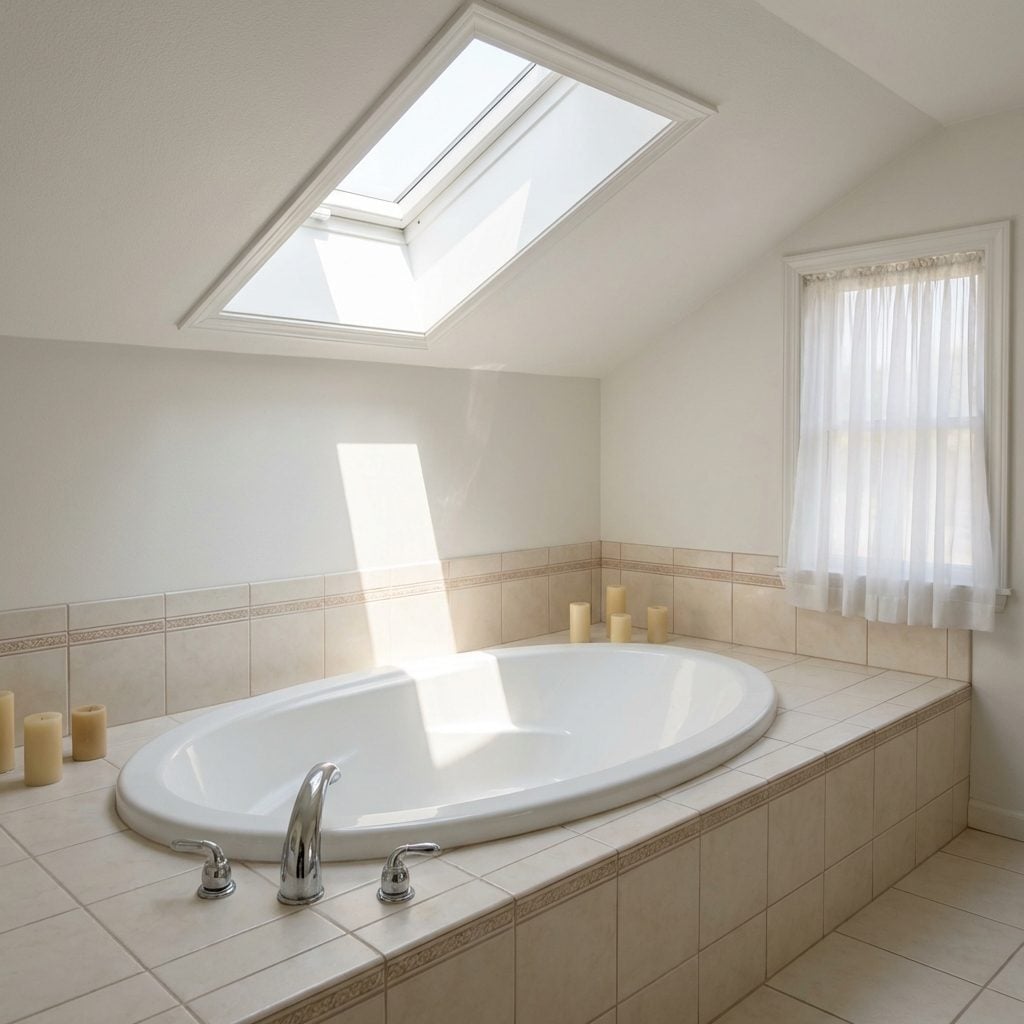 A Skylight Directly Above the Tub or Shower (Because Natural Light Is Free)