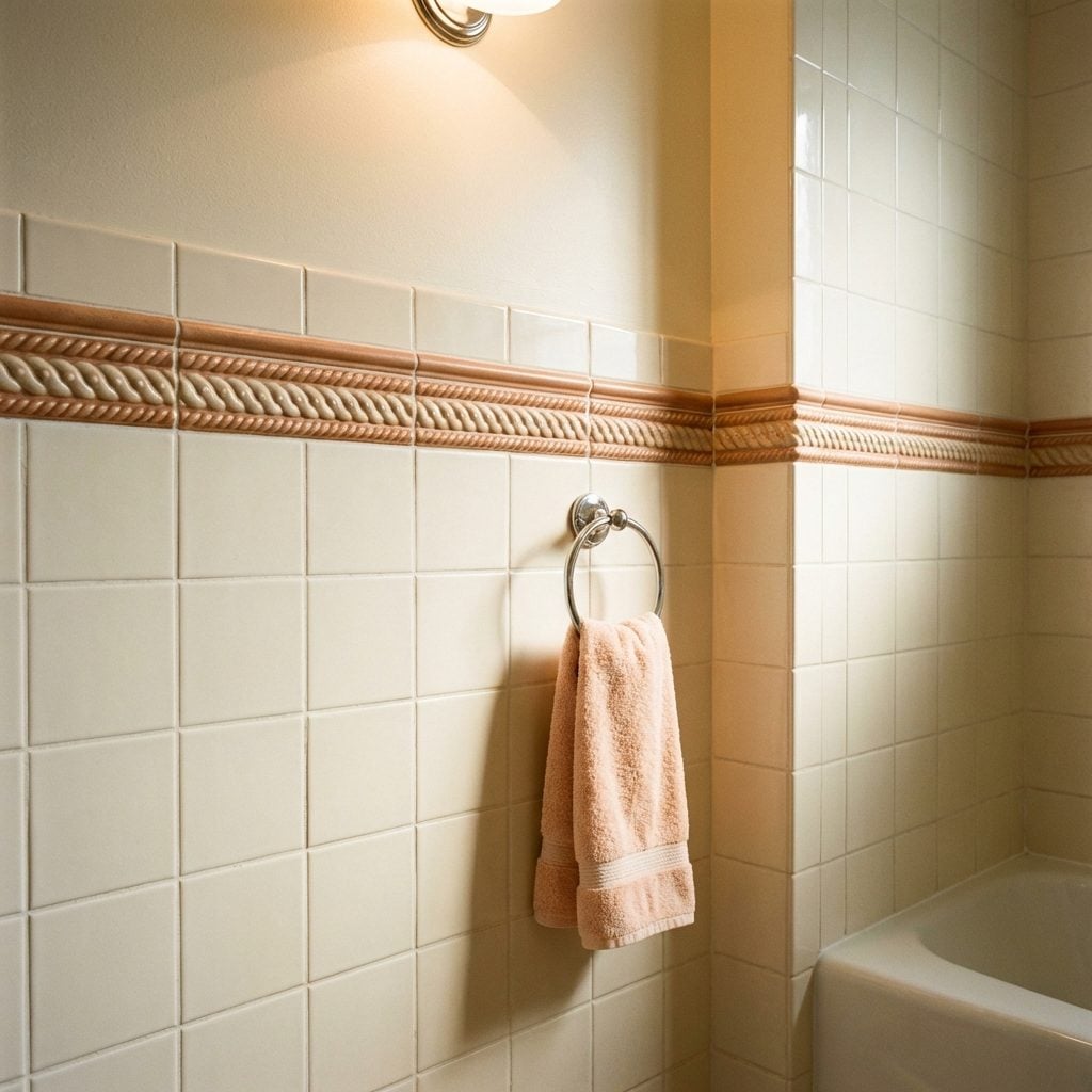 Decorative Tile Borders and Accent Strips That Tied the Whole Room Together