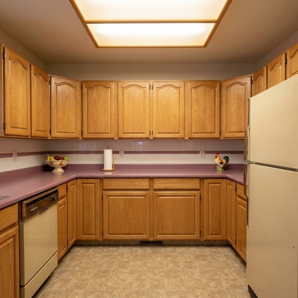 The Mauve or Dusty Rose Countertop That Said 'We Have Taste'