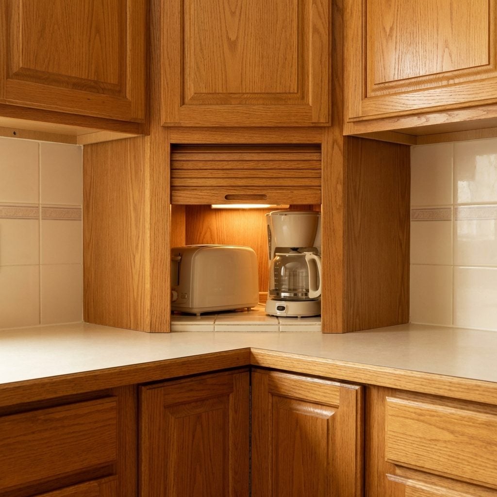 The Appliance Garage With a Tambour Door That Rattled Every Time You Opened It