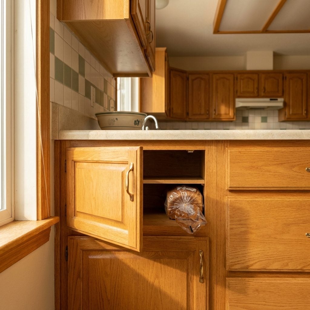 The Built-In Bread Box That Everyone Filled With Everything Except Bread