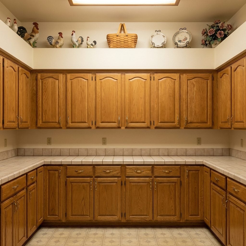 The Soffit Above the Cabinets That Became an Involuntary Display Shelf