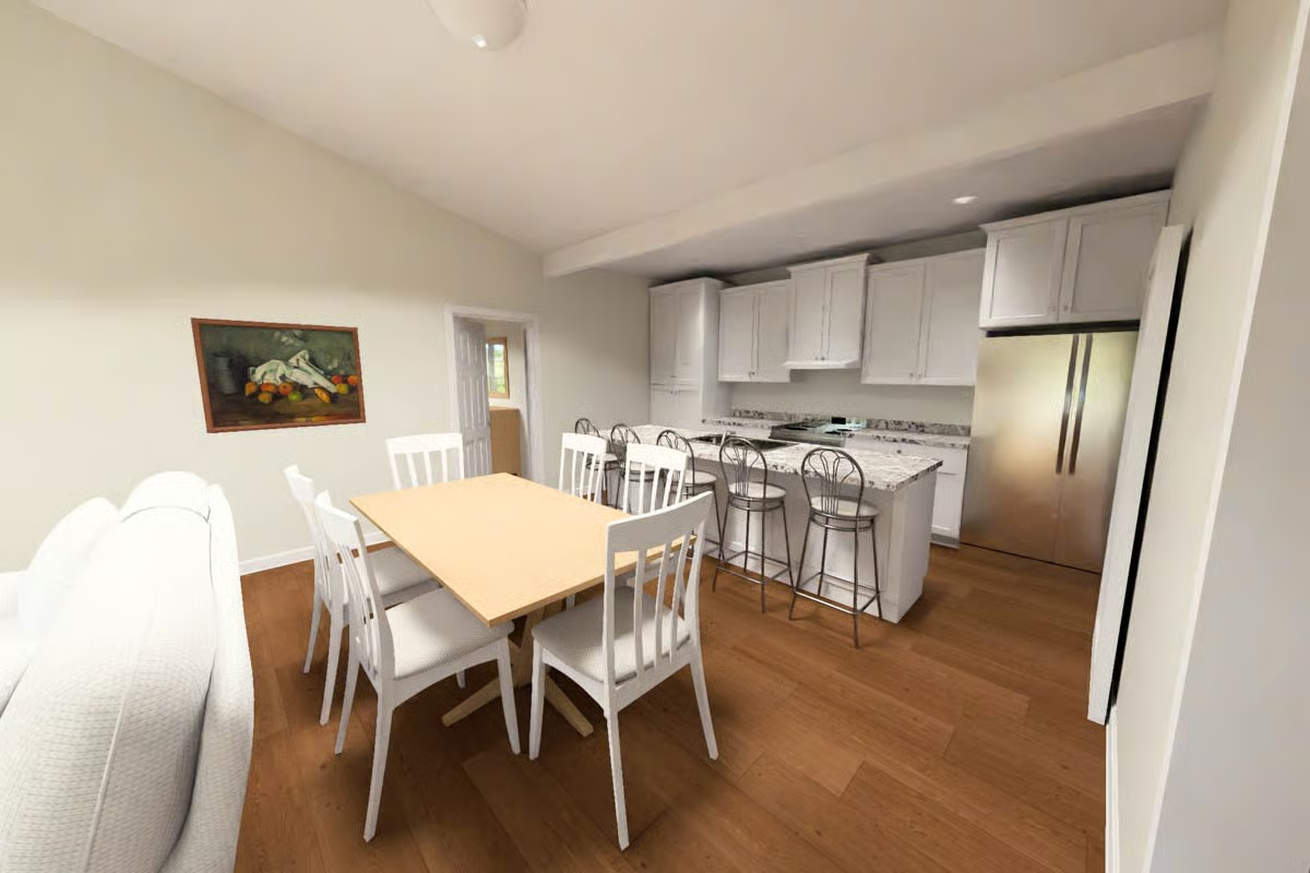 Open-Concept Kitchen and Dining Room Built for Everyday Family Life