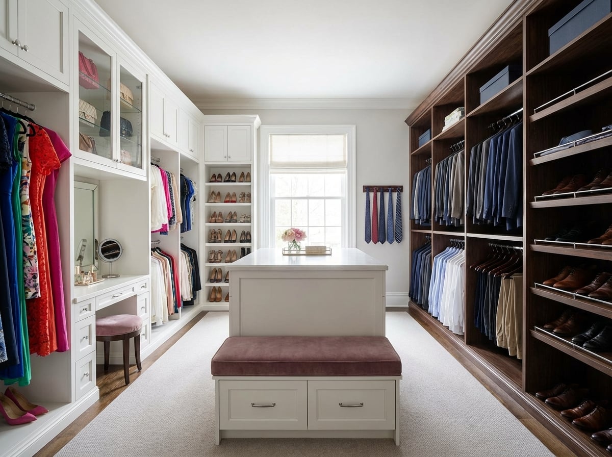 What Interior Designers Can Tell About a Couple’s Dynamic Just By Looking at Their Shared Closet