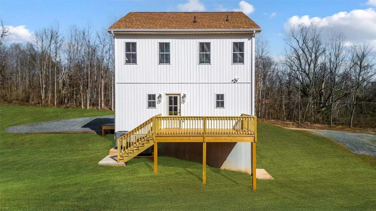 Elevated Rear Deck Brings Outdoor Living to a New Level