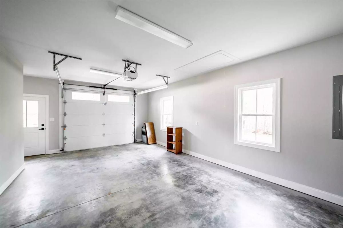 Polished Concrete and Natural Light Make This Garage Work Harder