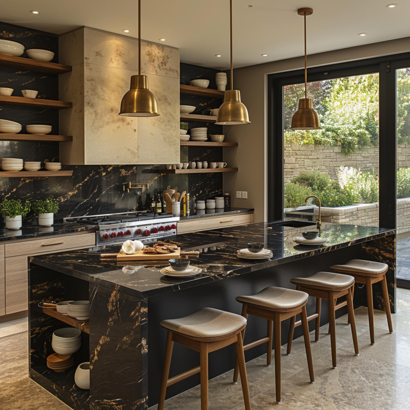 Do Black Countertops Improve or Ruin a Kitchen’s Look? You Be the Judge — Here Are 32 Trending Kitchen Designs