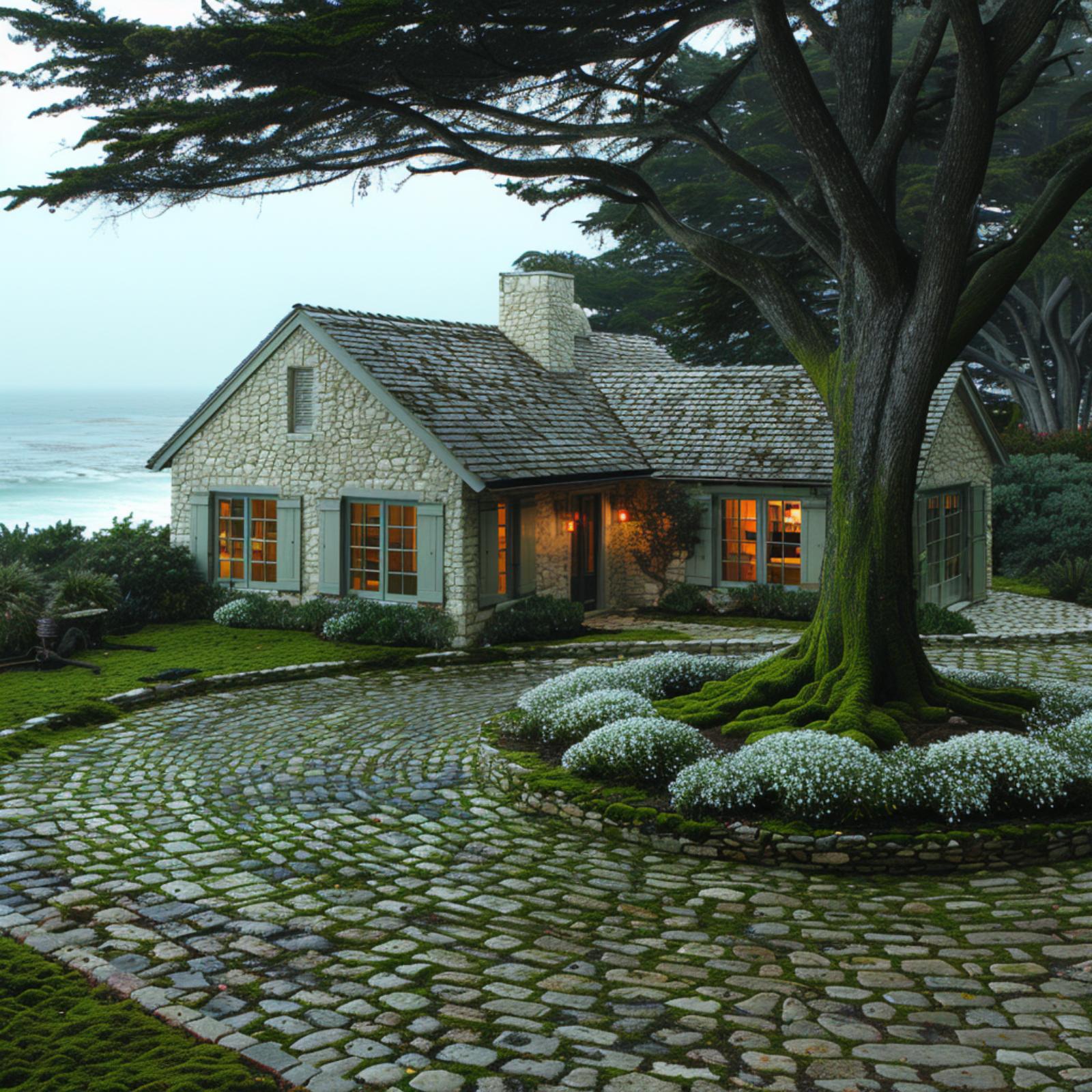 Carmel Cottage, Cypress Canopy, and a Cobblestone Court That Earns Its Quiet