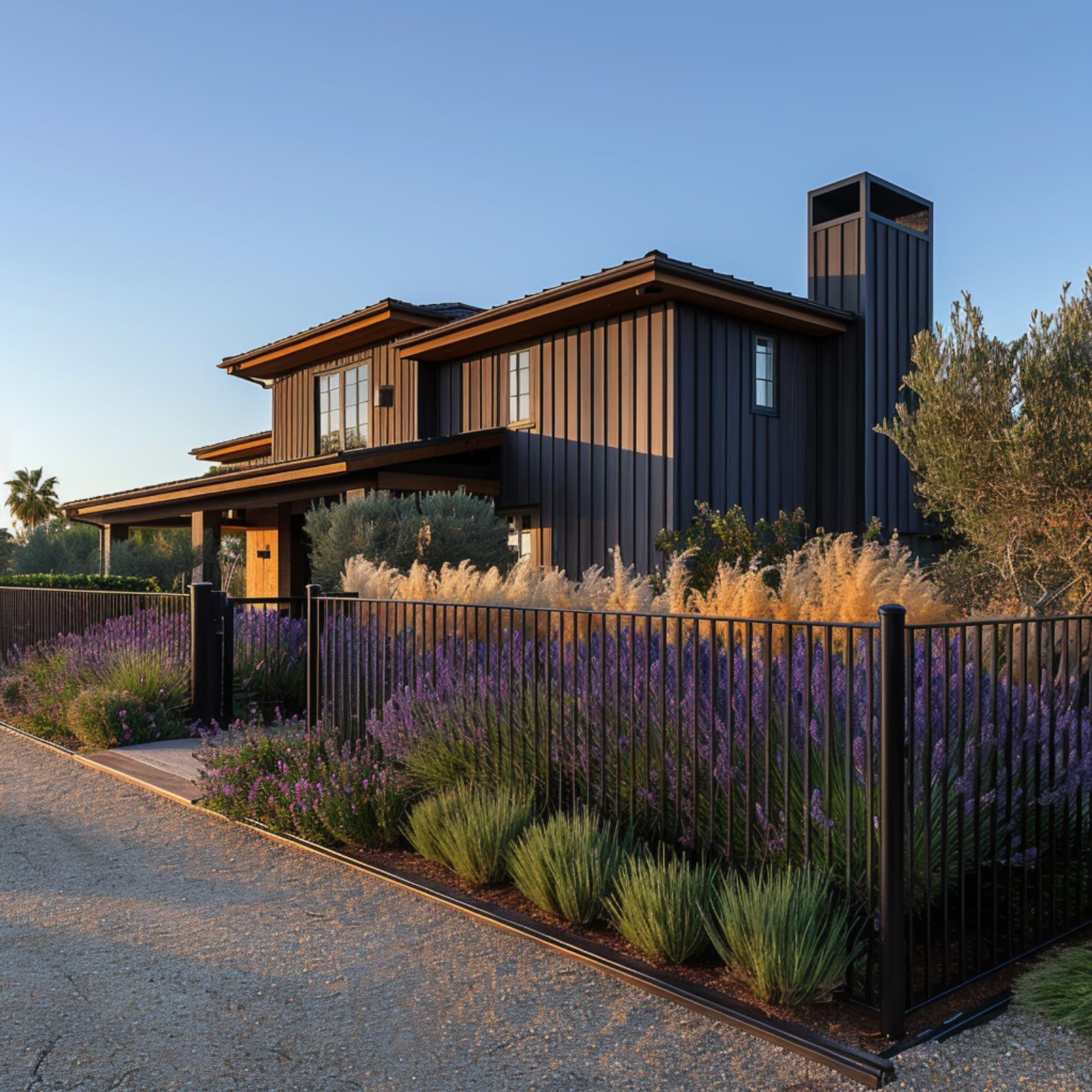 Dark Siding, Lavender Rows, and a Fence That Finally Makes the Property Cohere
