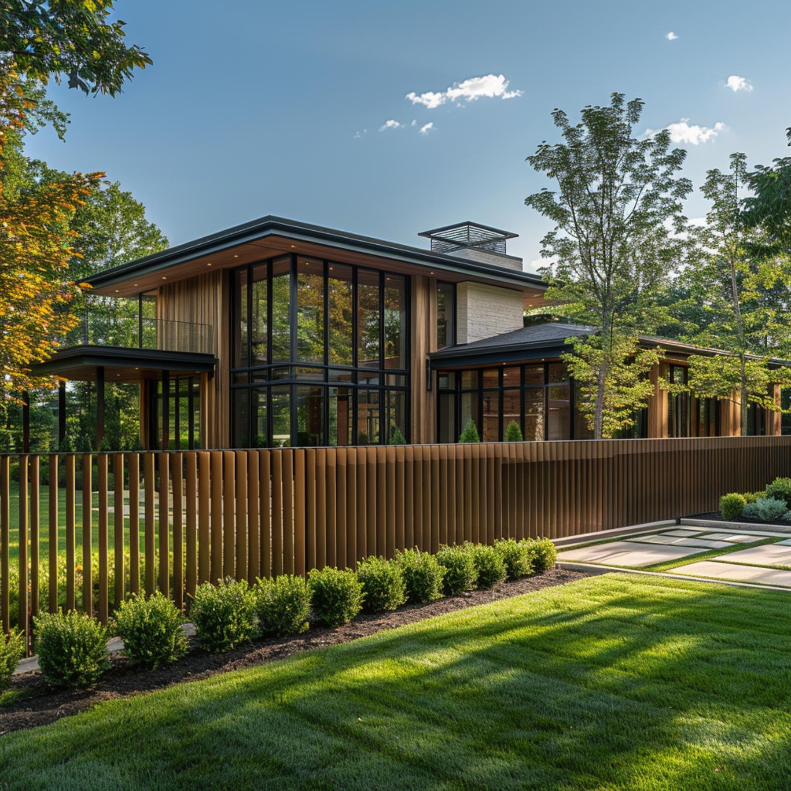 Ridged Cedar, Steel Frames, and a Fence That Makes the Whole Property Make Sense