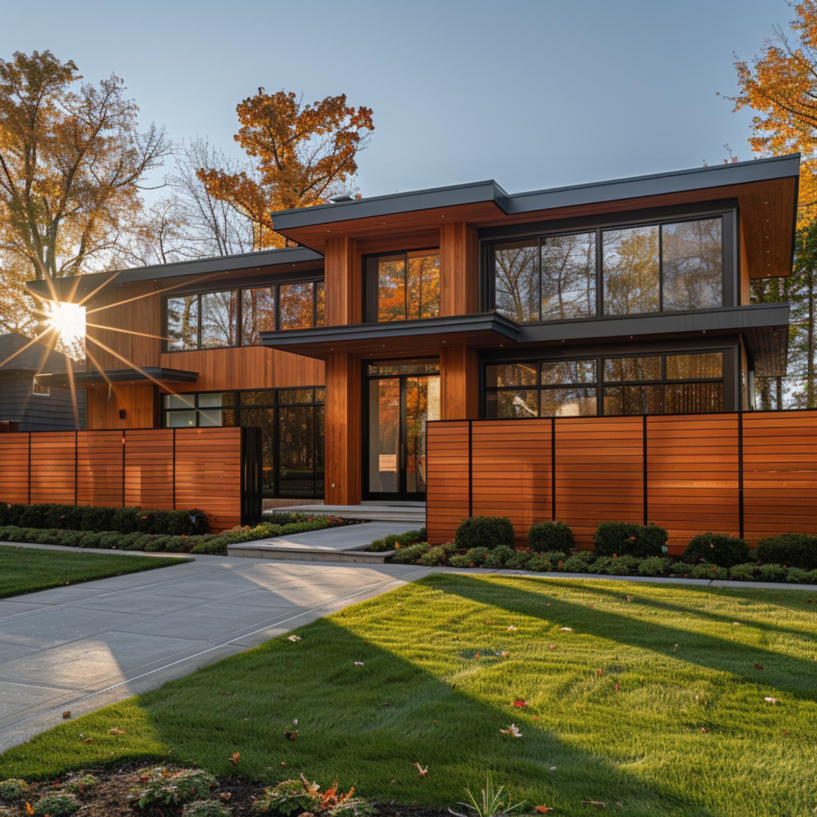 Cedar Cladding, Black Steel Frames, and a Fence That Makes the Lot Feel Finished