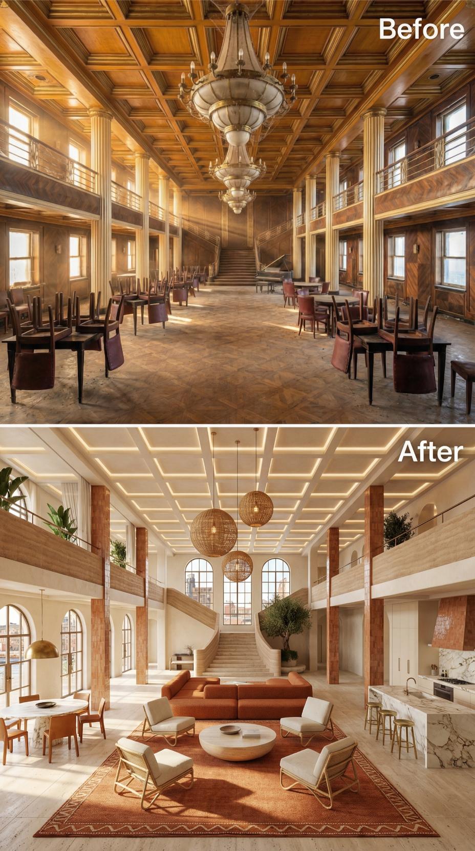 From Mahogany Ballroom to Travertine Living Hall: One Ship's Grand Salon Reborn
