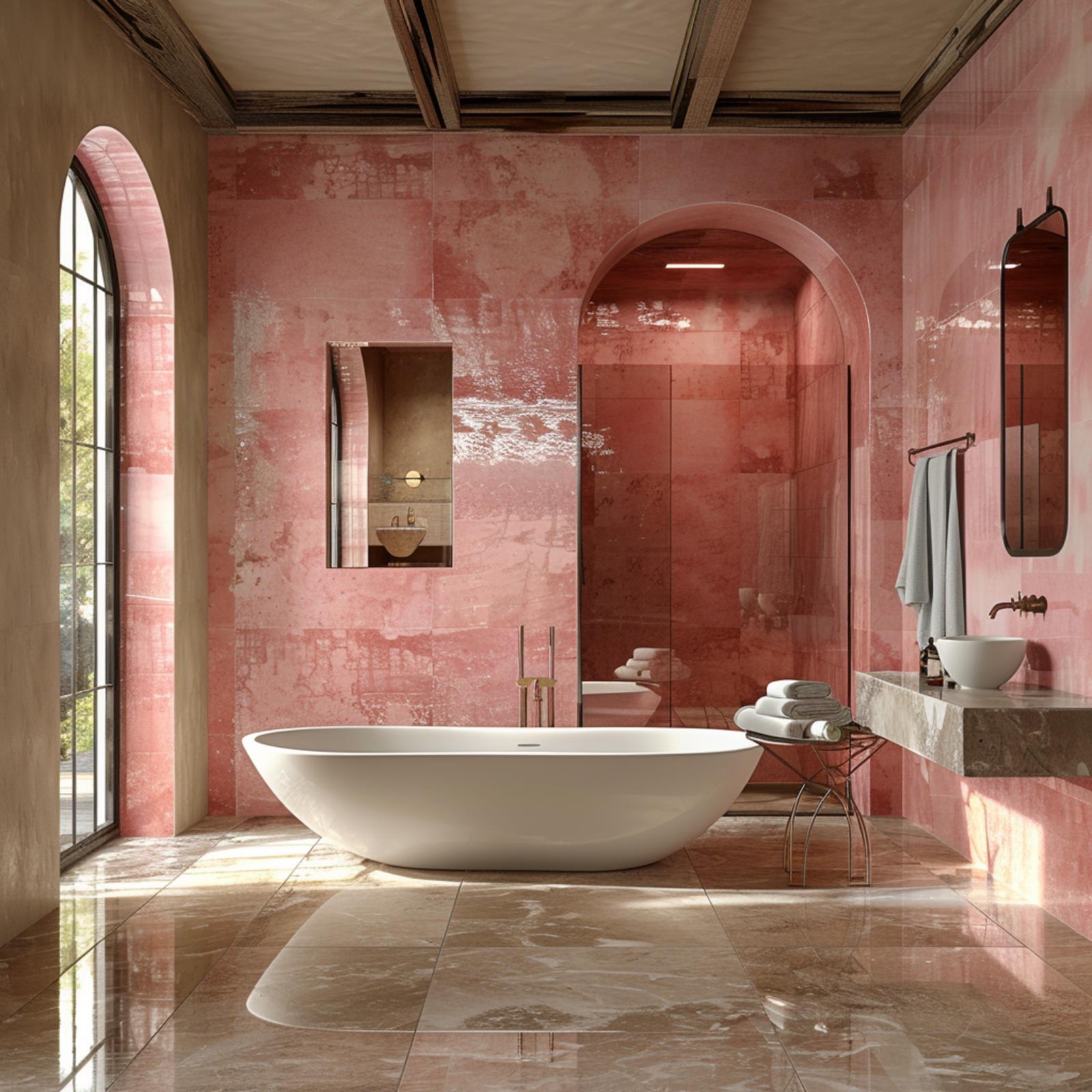 Can a Bathroom Look Fabulous With Pink Tile? You Be the Judge – Here Are 28 Examples