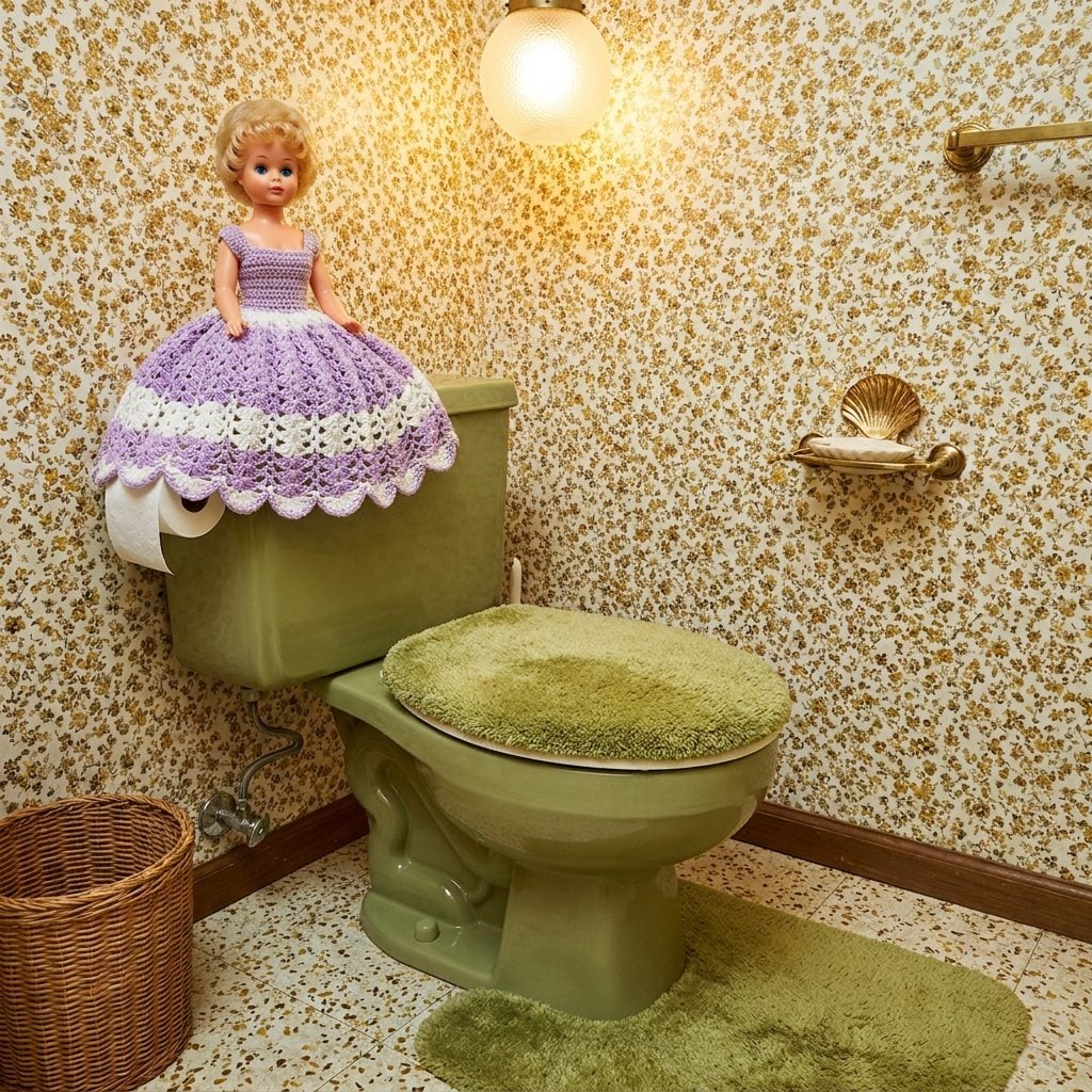 The Crocheted Doll Whose Skirt Hid the Spare Roll of Toilet Paper
