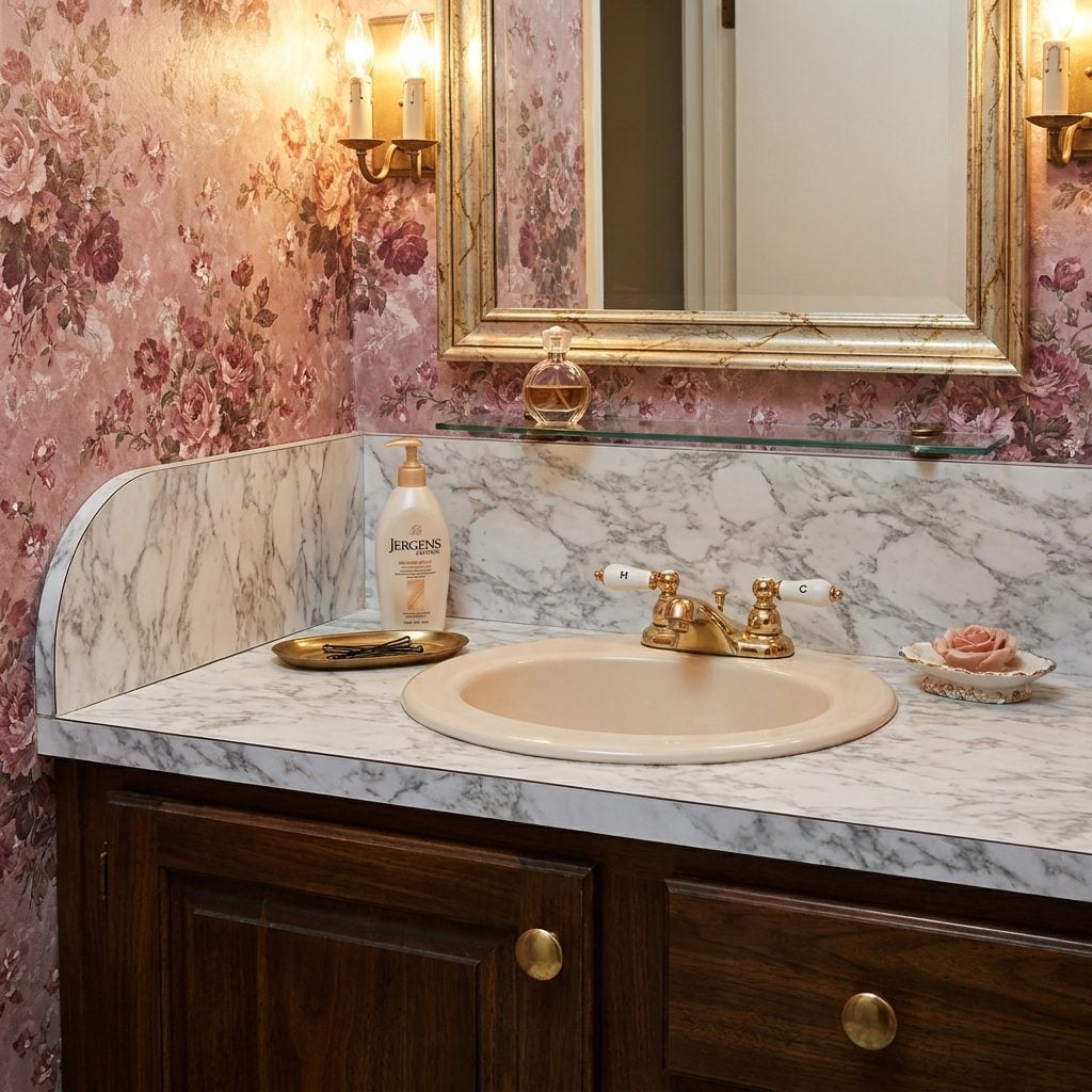 The Faux Marble Laminate Countertop That Fooled Absolutely Nobody