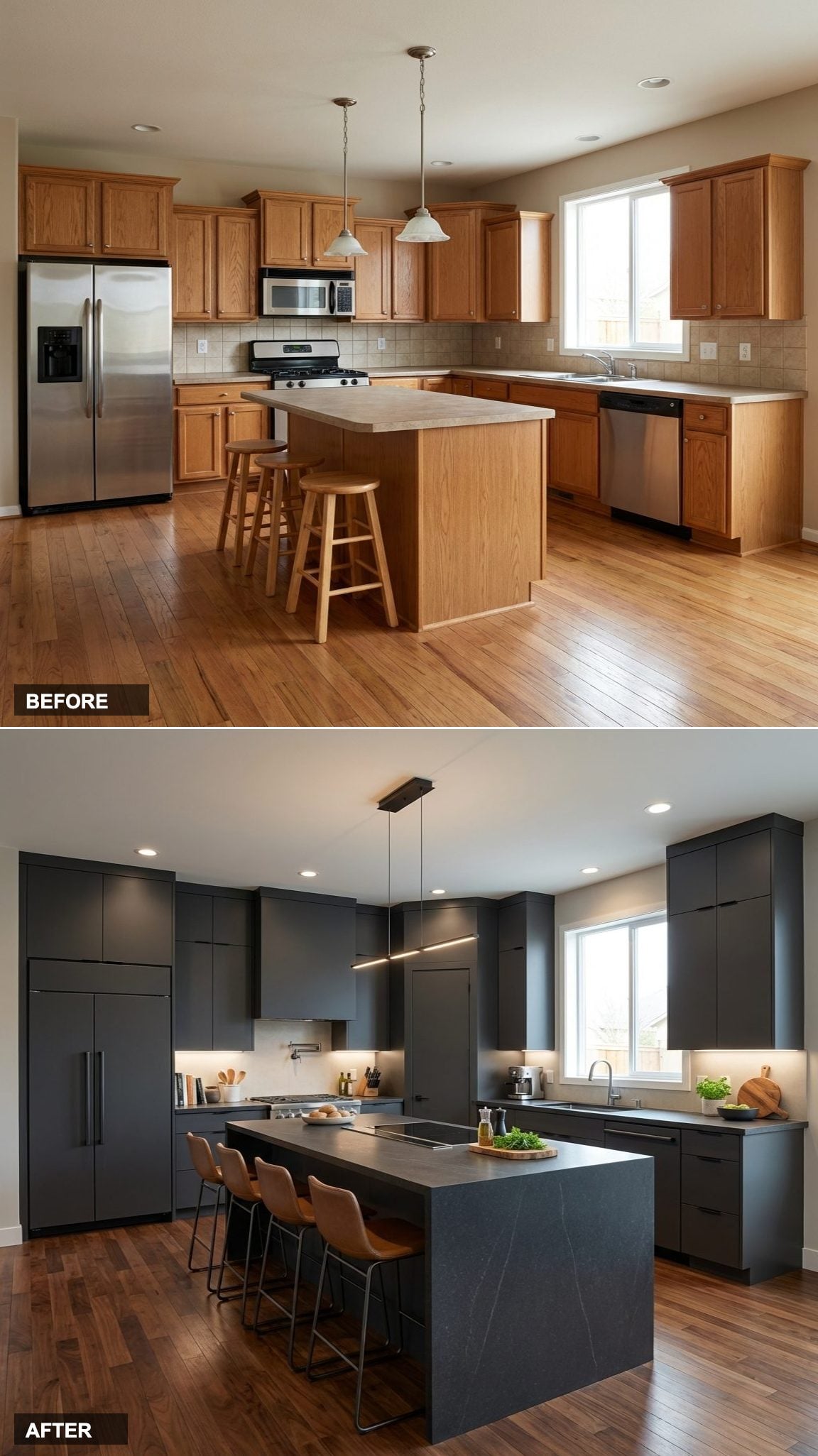 Builder Grade Beige to Warm Organic Modern