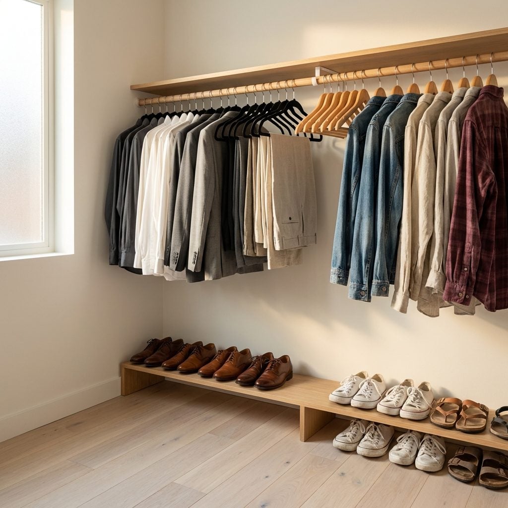 Why Mismatched Hangers in a Shared Closet Are Actually a Sign of Respect