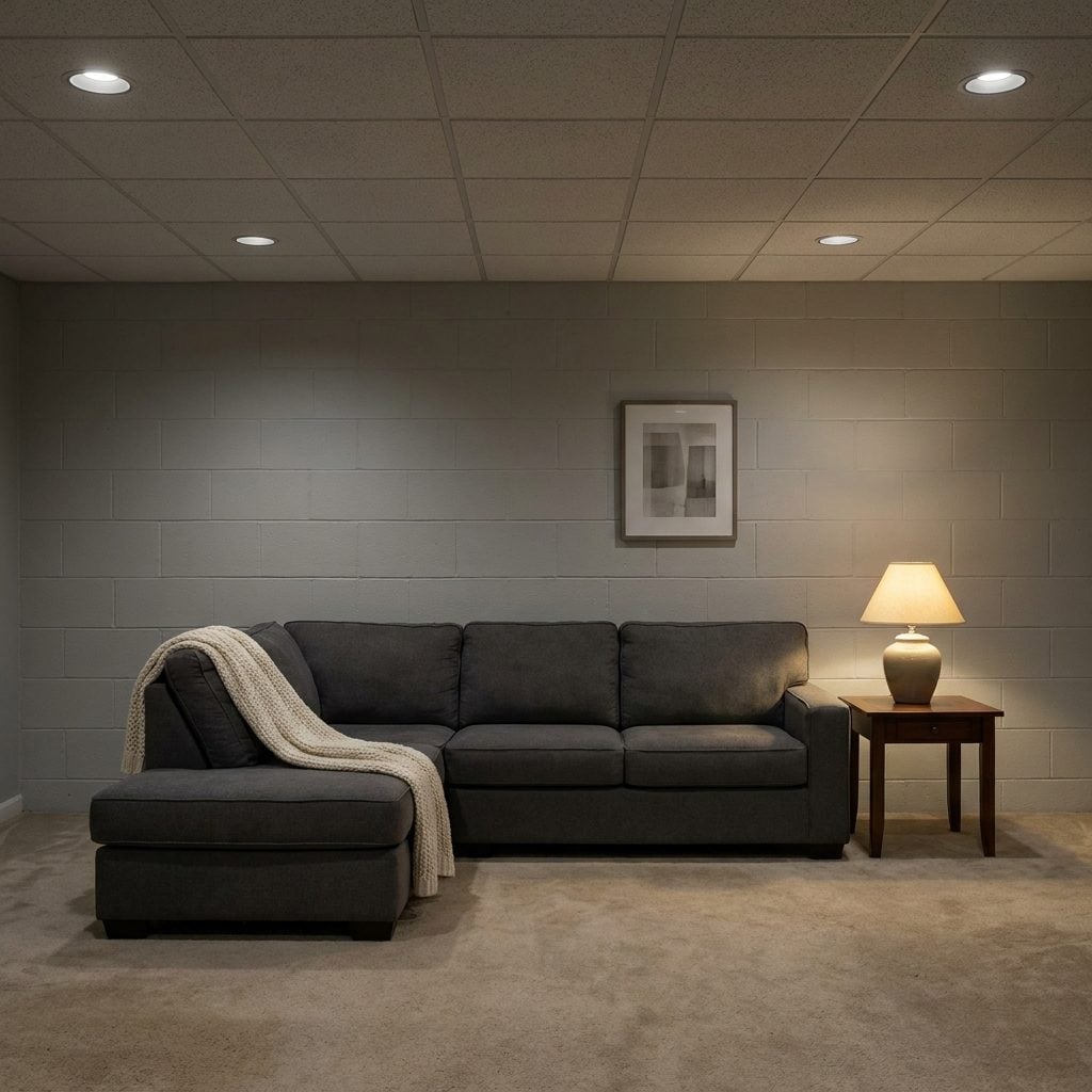 Why the Same Furniture Feels Cozy Upstairs and Depressing Below Grade