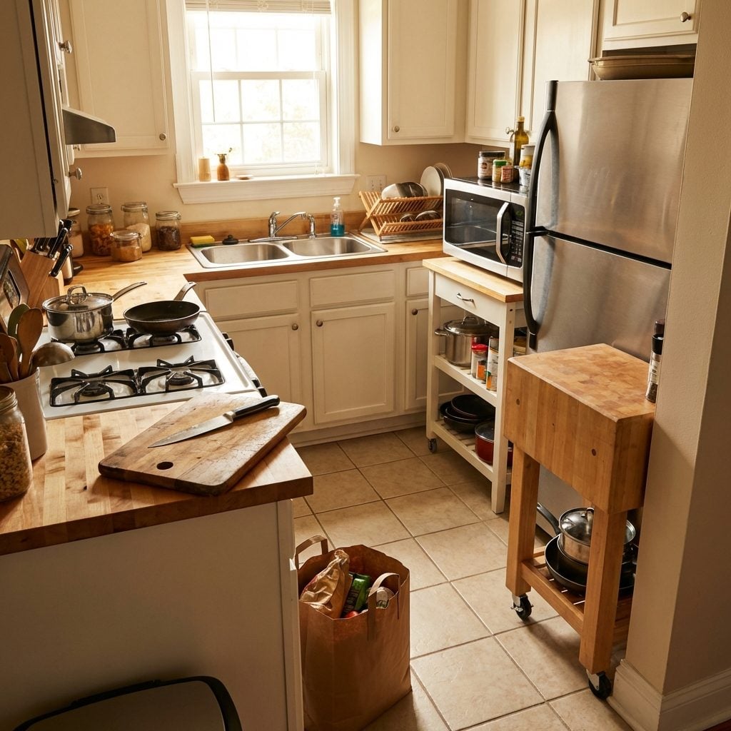 What Happens to Your Cortisol Levels When Your Kitchen Has No Landing Zone