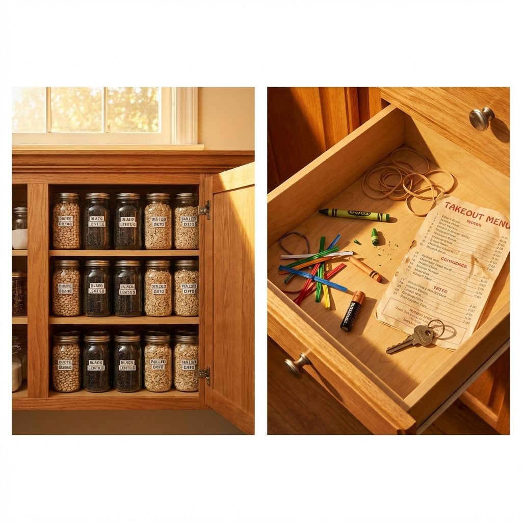 The Pantry-vs-Junk-Drawer Contradiction That Exposes a Compartmentalized Mind