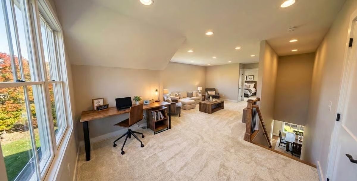 Loft Living with a Work Nook and Views Into the Treetops
