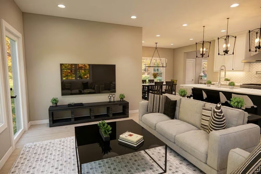 Open-Plan Living Where the Kitchen and Sofa Are Actually Friends