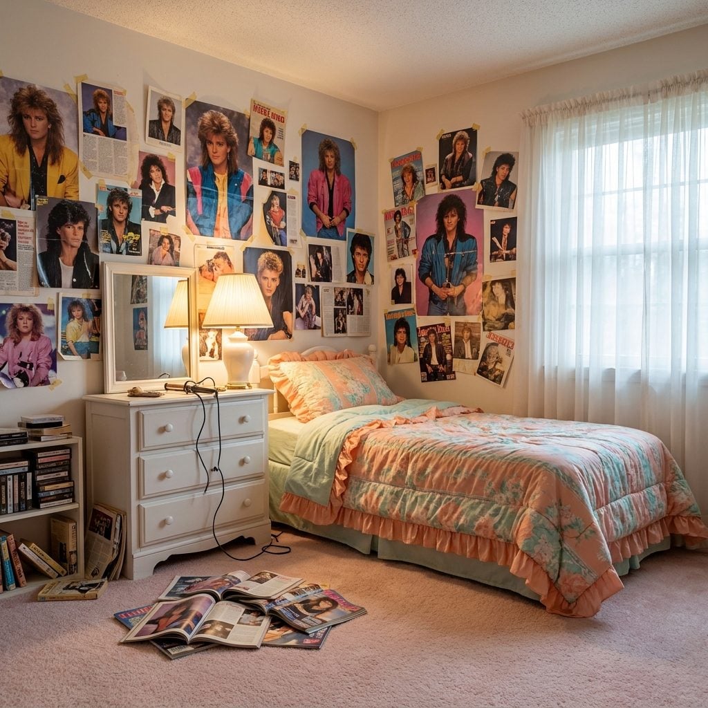Tiger Beat and BOP Pull-Outs Wallpapering Every Inch of Available Space
