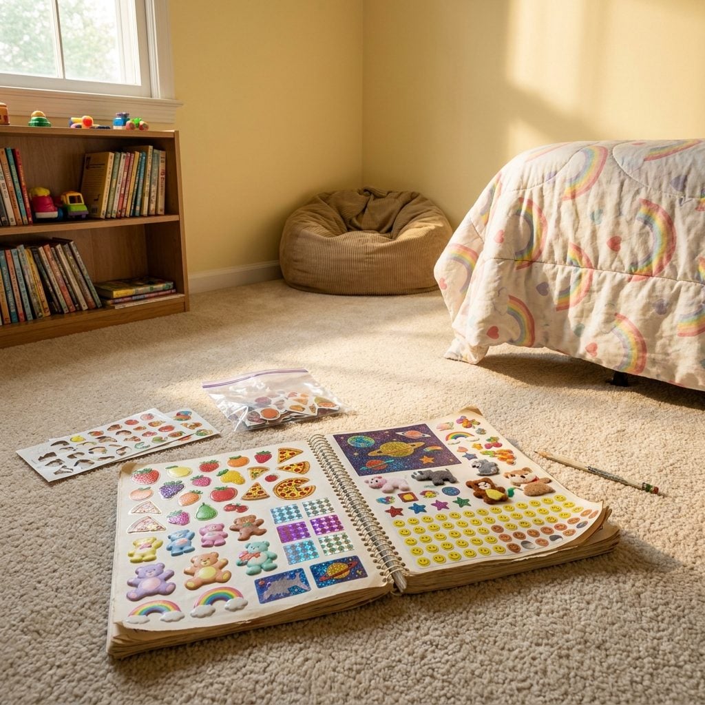 The Sticker Album Stuffed With Scratch-and-Sniff, Puffy, and Holographic Treasures