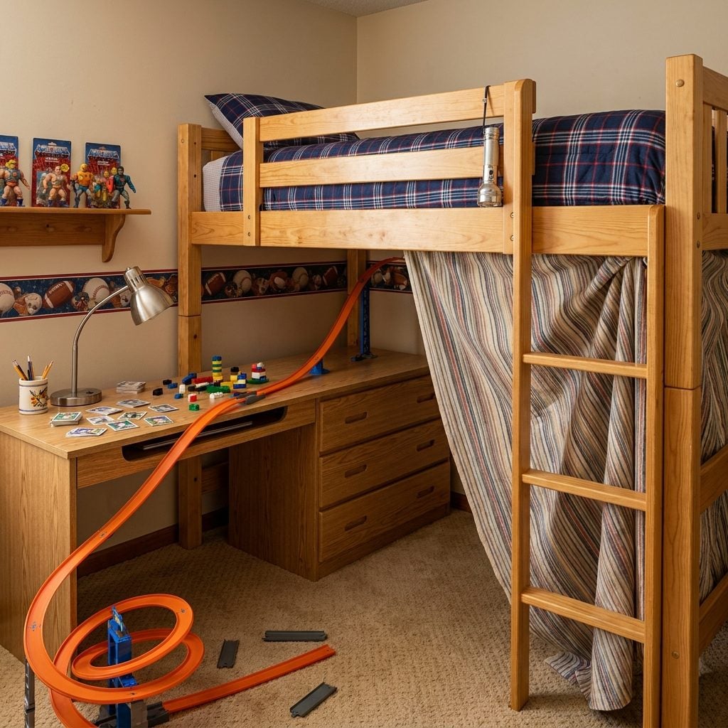 The Bunk Bed with a Desk Underneath That Was Technically a