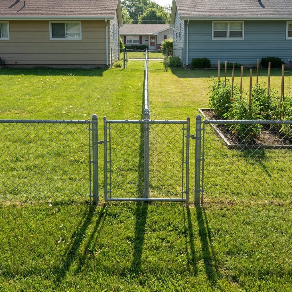 The Chain-Link Fence That Defined Every Property Line Without Apology