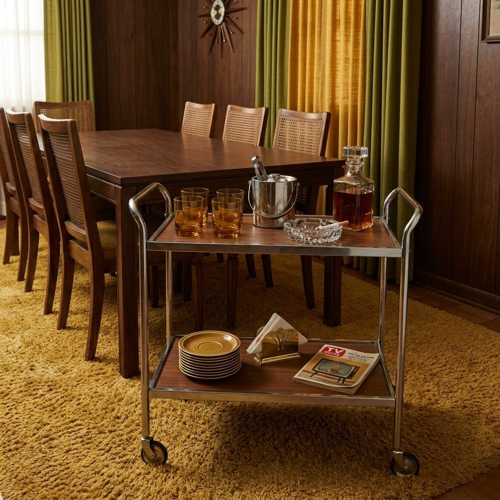 The Rolling Hostess Cart That Made Every Dad Feel Like a Bartender