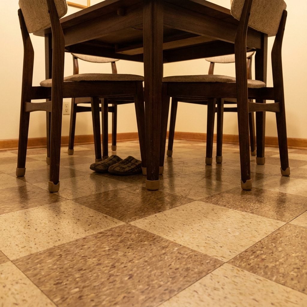 The Rubber-Tipped Chair Leg Caps That Squeaked Across Linoleum Like Tiny Screaming Animals