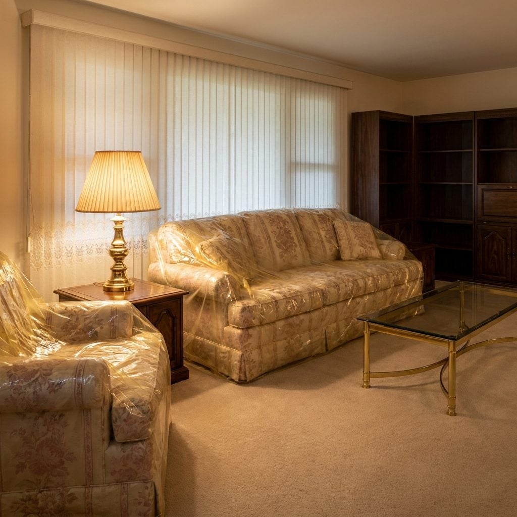 Plastic Slipcovers That Announced Every Single Sitting