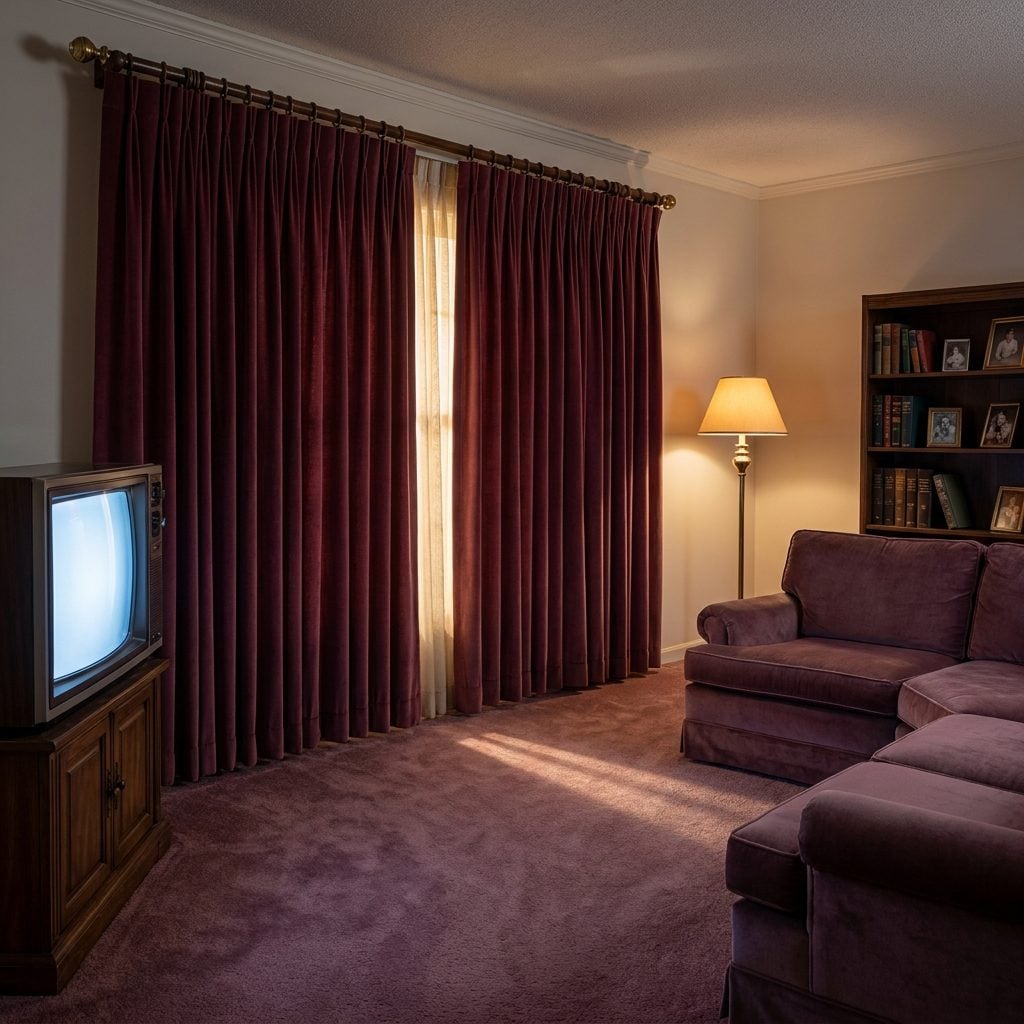 The Heavy Drapes Pulled Shut at Noon Against the Glare and Never Really Reopened